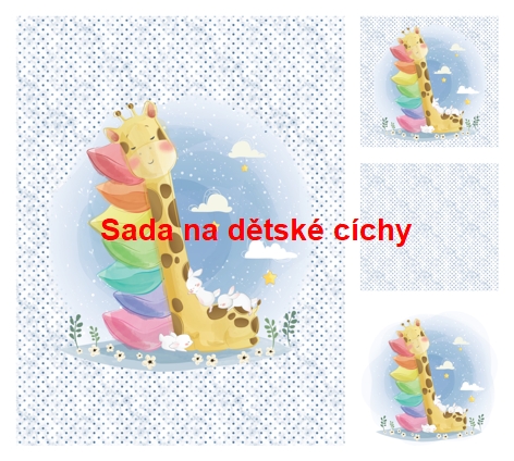 Autorská sada bavlněných panelů na peřinku č.22