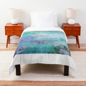 Přehoz přes postel "Lekníny" 173x224 cm od Floydled