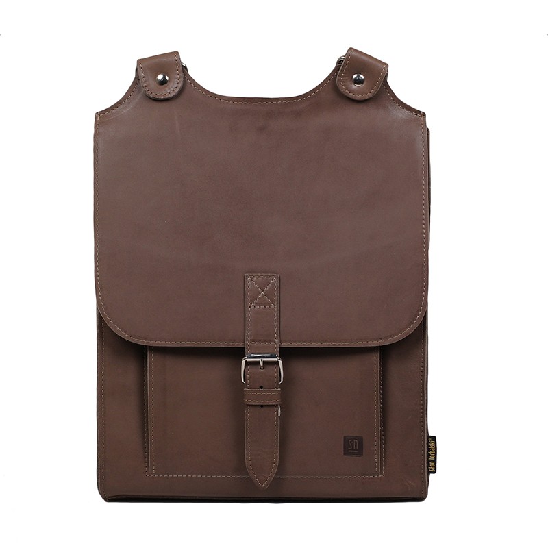 Kožený batoh hnědý -20%