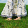 Sukně maxi traviny s proužkem