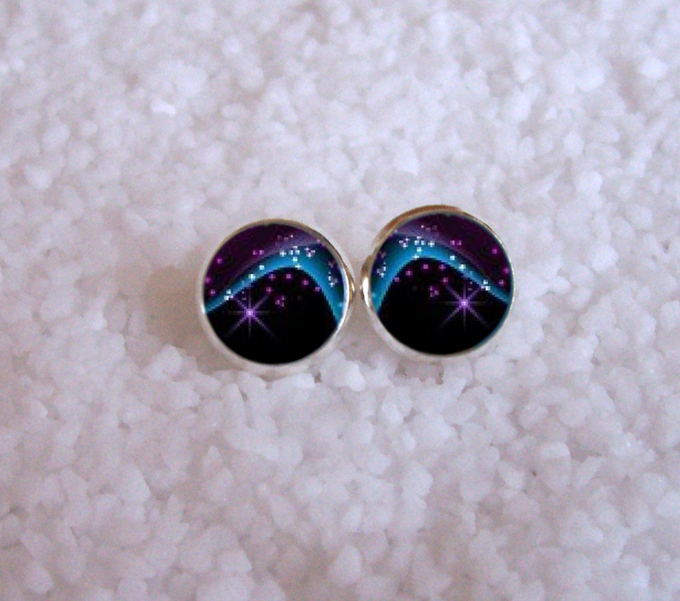 Náušnice z pryskyřice