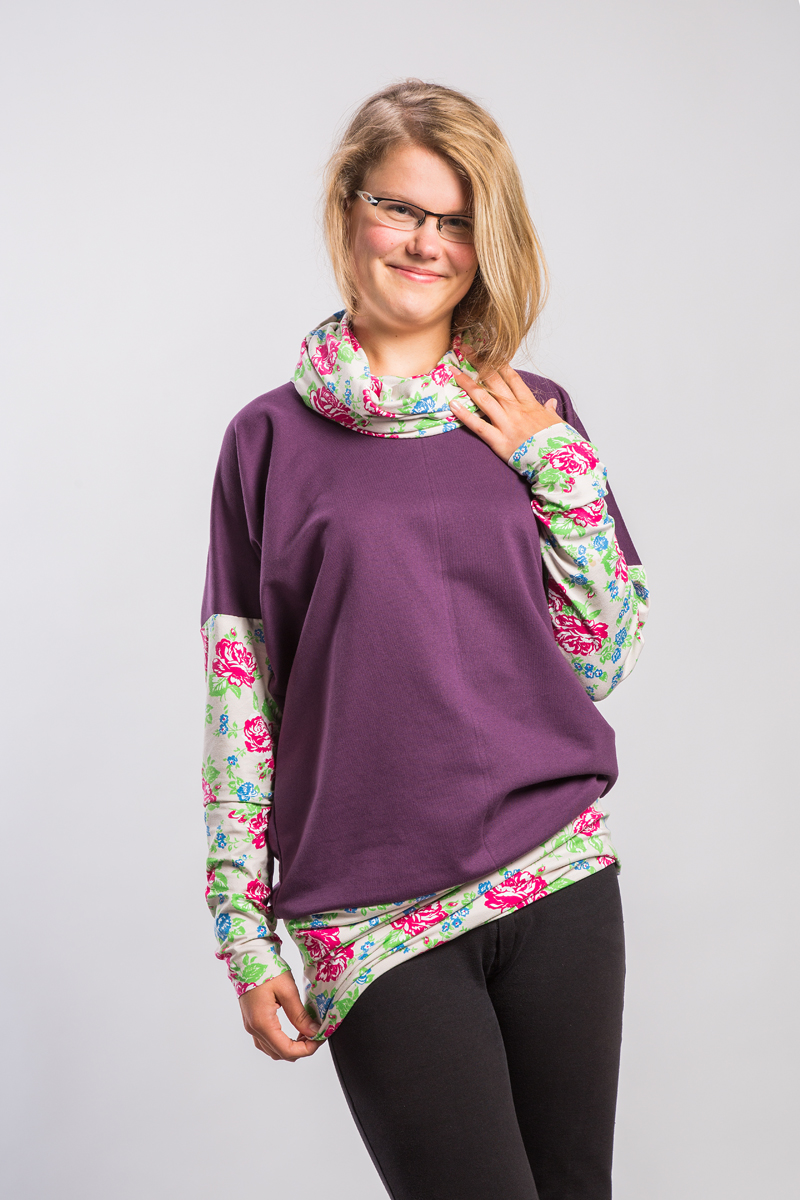 Triko-šaty-mikina 3 vjednom