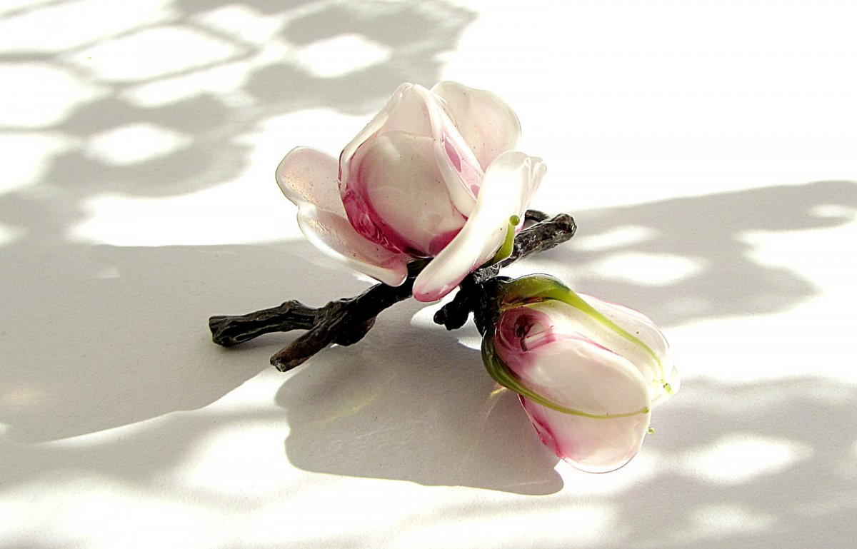 " Magnolie" náhrdelník