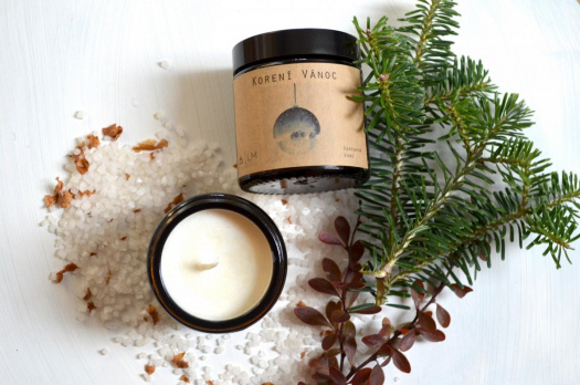 Sójová svíčka - KOŘENÍ VÁNOC.... 120 ML