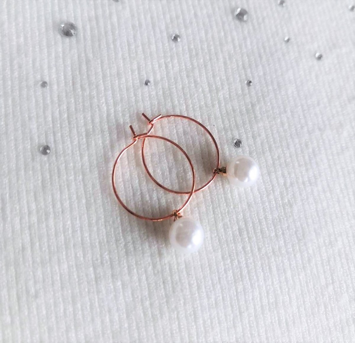 Náušnice*perly*kruhy*chir.ocel