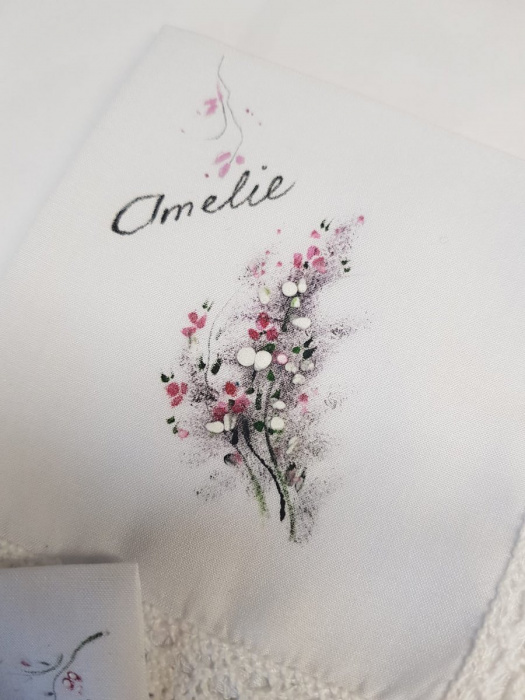  Ručně malovaný kapesníček do tanečních