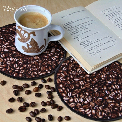 Káva ... prostírání /prům. 16 cm/