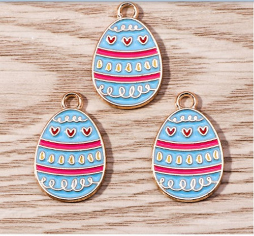 Přívěsek kraslice - smalt 22*15 mm