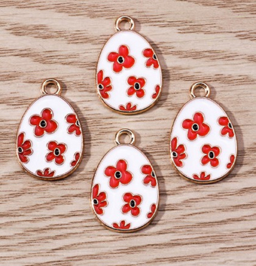 Přívěsek kraslice - smalt 22*15 mm