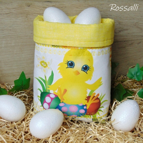 Kuřátko ... velikonoční košíček