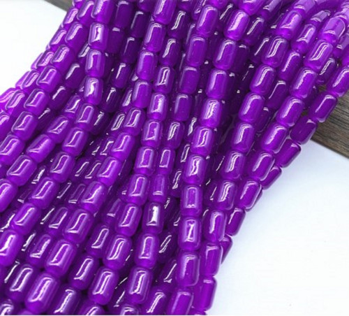 Skleněné korálky - 6*8 mm - sada 30 ks