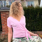 Zavazovací tunika světle růžová