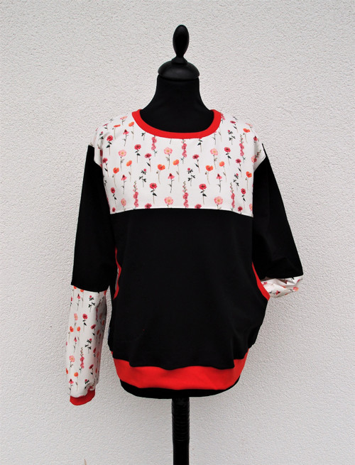 KVĚTINOVÁ (XL/XXL) - dámská mikina