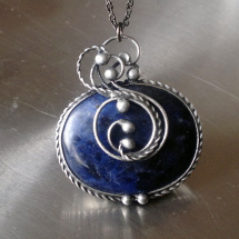 Náhrdelník Blue Garden (sodalit)