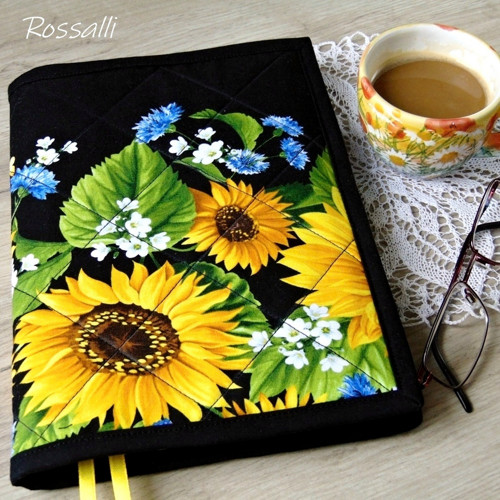 Slunečnice ... obal na knihu