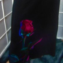 Dlouhá sukně - růže S - XXL