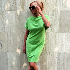 Letní šaty z melíru - 4 barvy