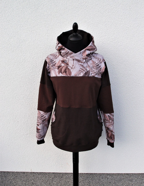 KAPRADINY V HNĚDÉ (M) - dámská mikina