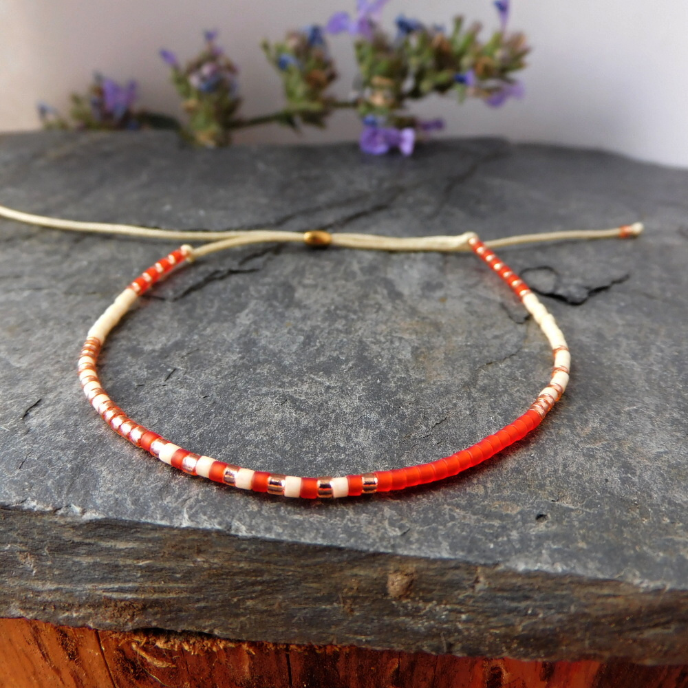 Náramek korálkový  Miyuki