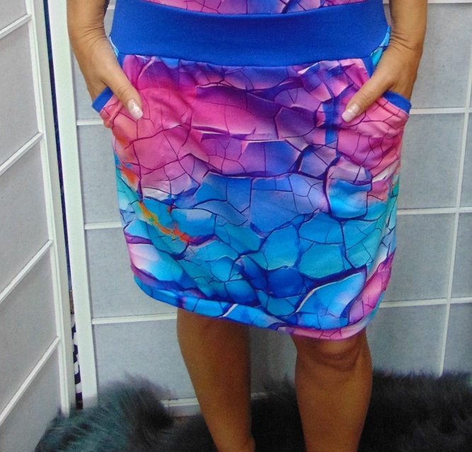 Sukně duhová S - XXL