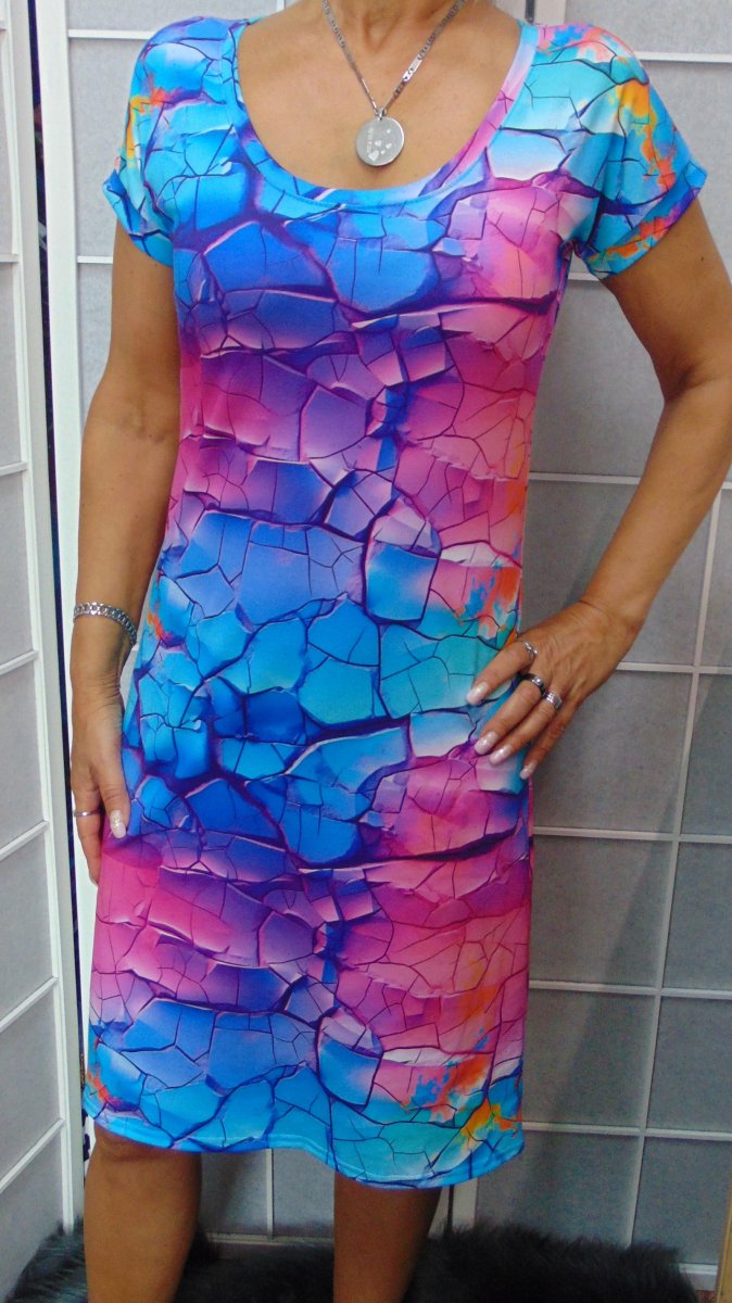 Šaty duhové S - XXXL