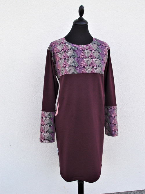 SRDÍČKOVÉ (XL) - šaty