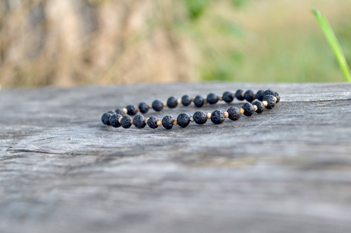 Ochranný náramek - Láva s Jaspisem.....