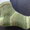 ponožky zelené samovzorovací II.