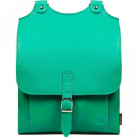 Velký kožený batoh - zelený
