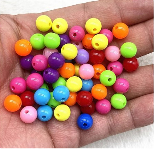 Akrylové korálky - 4 mm - 200 ks