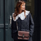 Kožená kabelka ALICE - hnědá