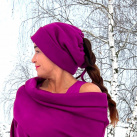 Čepice fuchsia