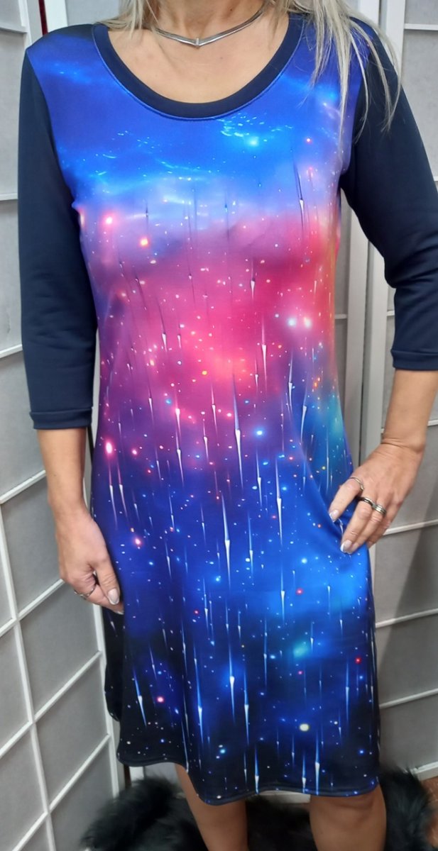 Šaty - hvězdný roj (polyester)
