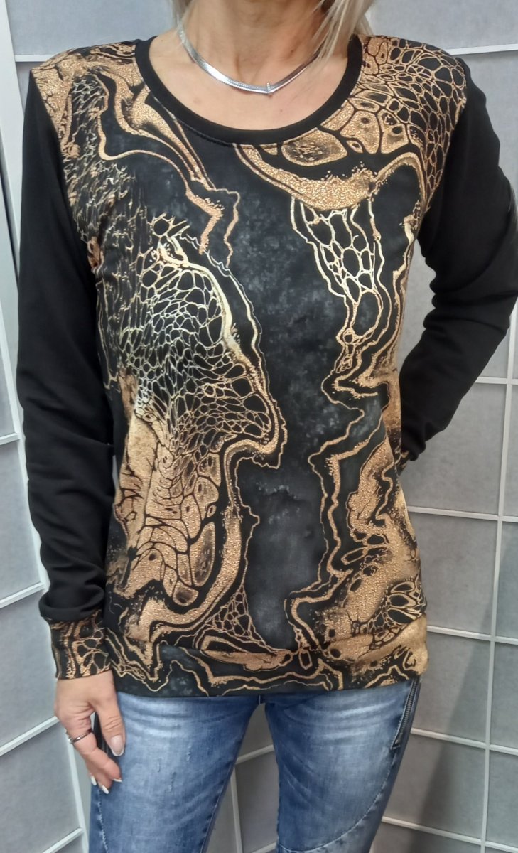 Mikina - láva (teplákovina)