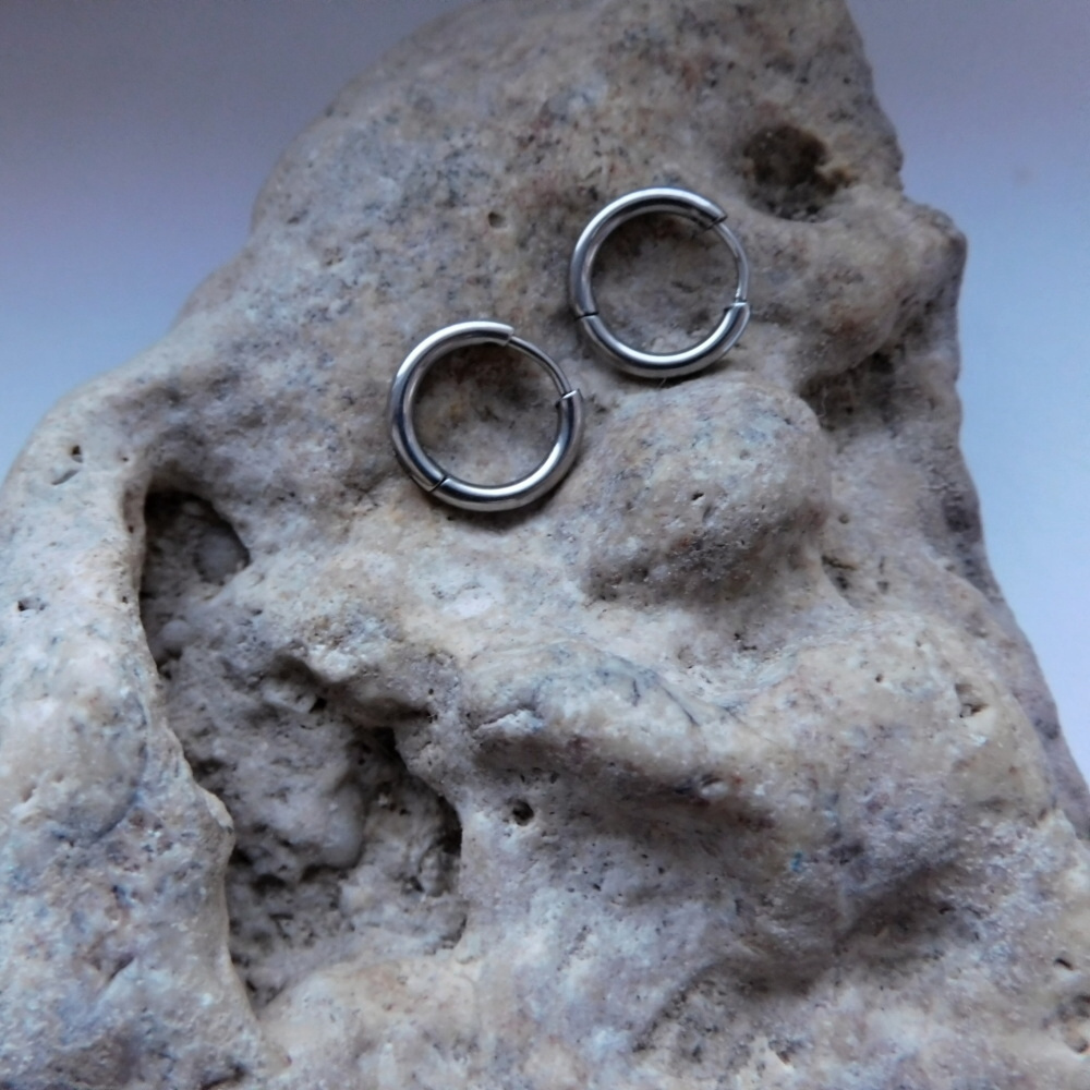 Naušnice - malé nerez kroužky