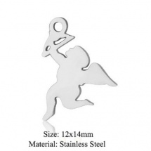 Andělíček - přívěsek - nerezová ocel 12*14 mm