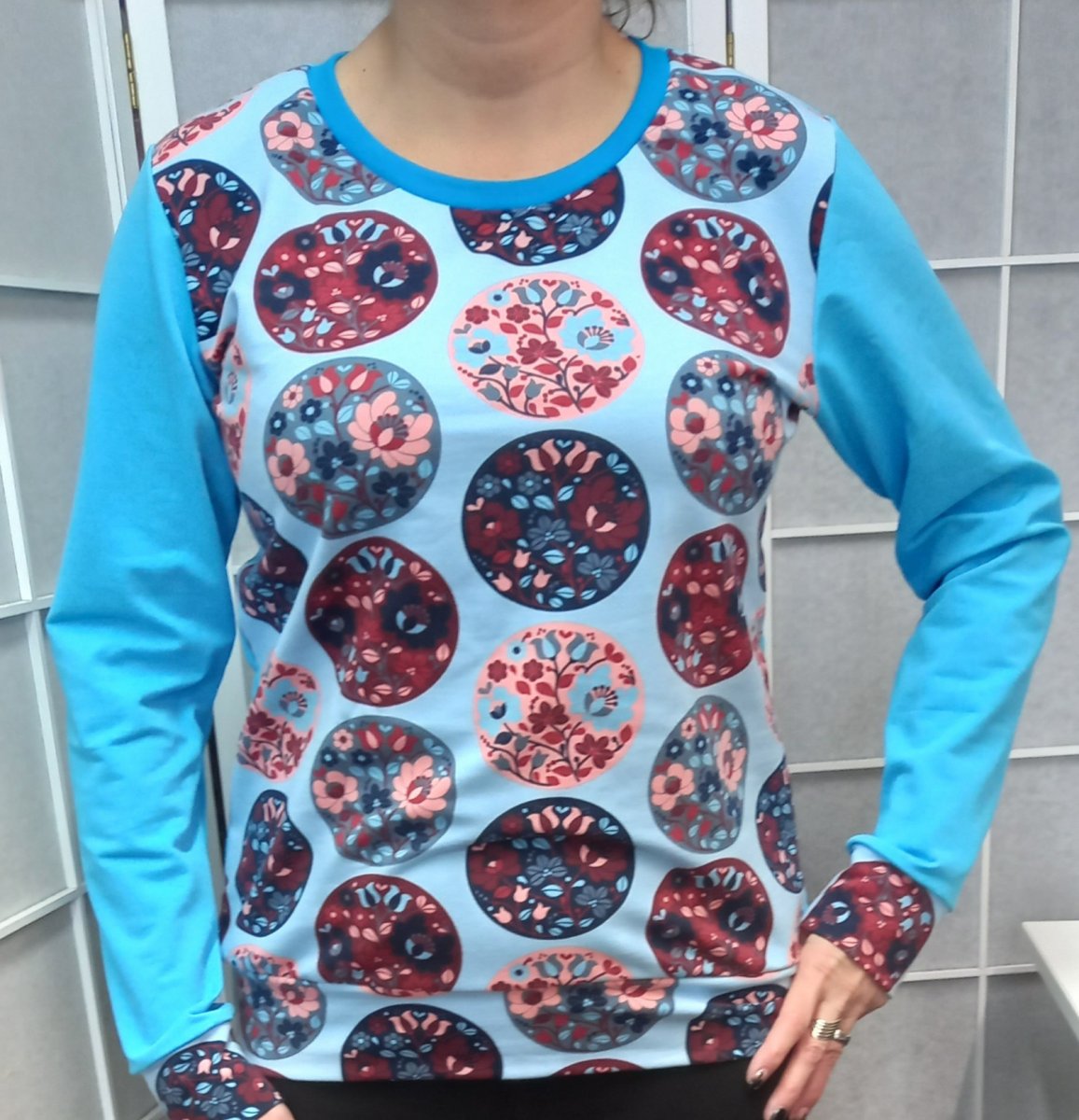 Mikina - zahrada (teplákovina)