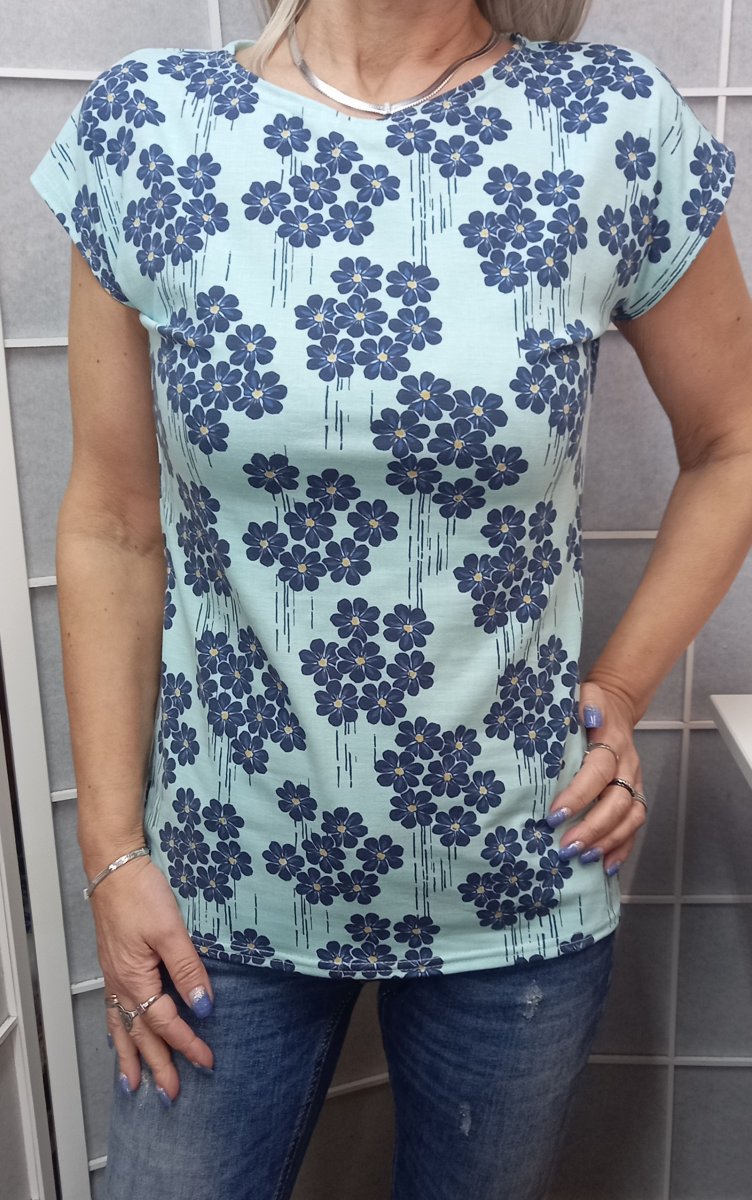 Tričko - kytičky (bavlna)