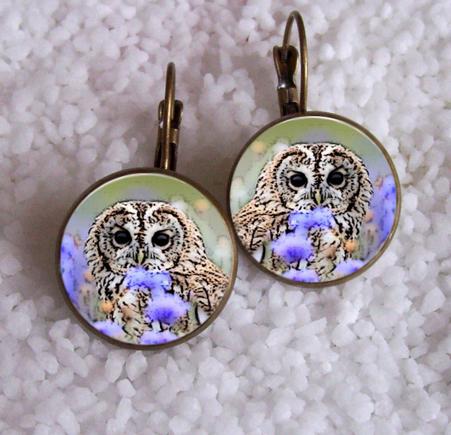 Náušnice z pryskyřice