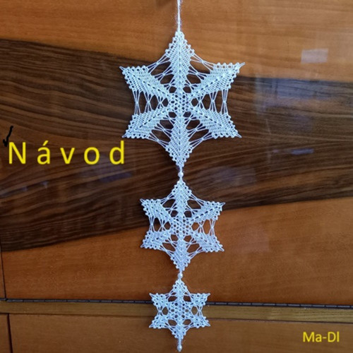  NÁVOD - závěs do okna - 3 hvězdy