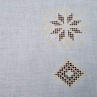 Ručne vyšívaný vianočný obrus - behúň výrez V11 obdĺžnik 145x45cm