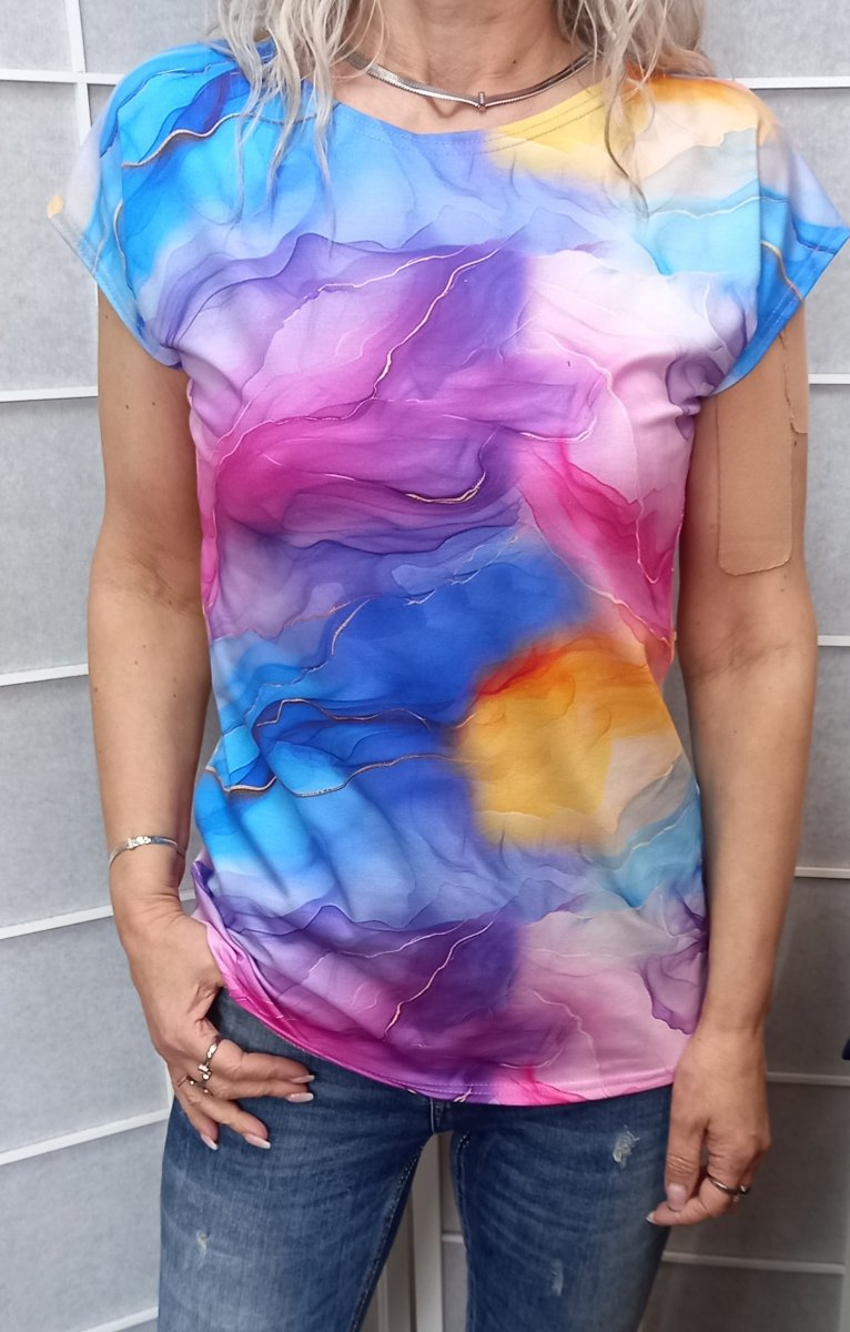 Tričko - duhový vzor XS - XXXL