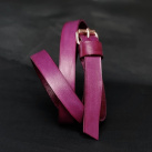 Kožený úzký pásek 1,5 cm, více barev