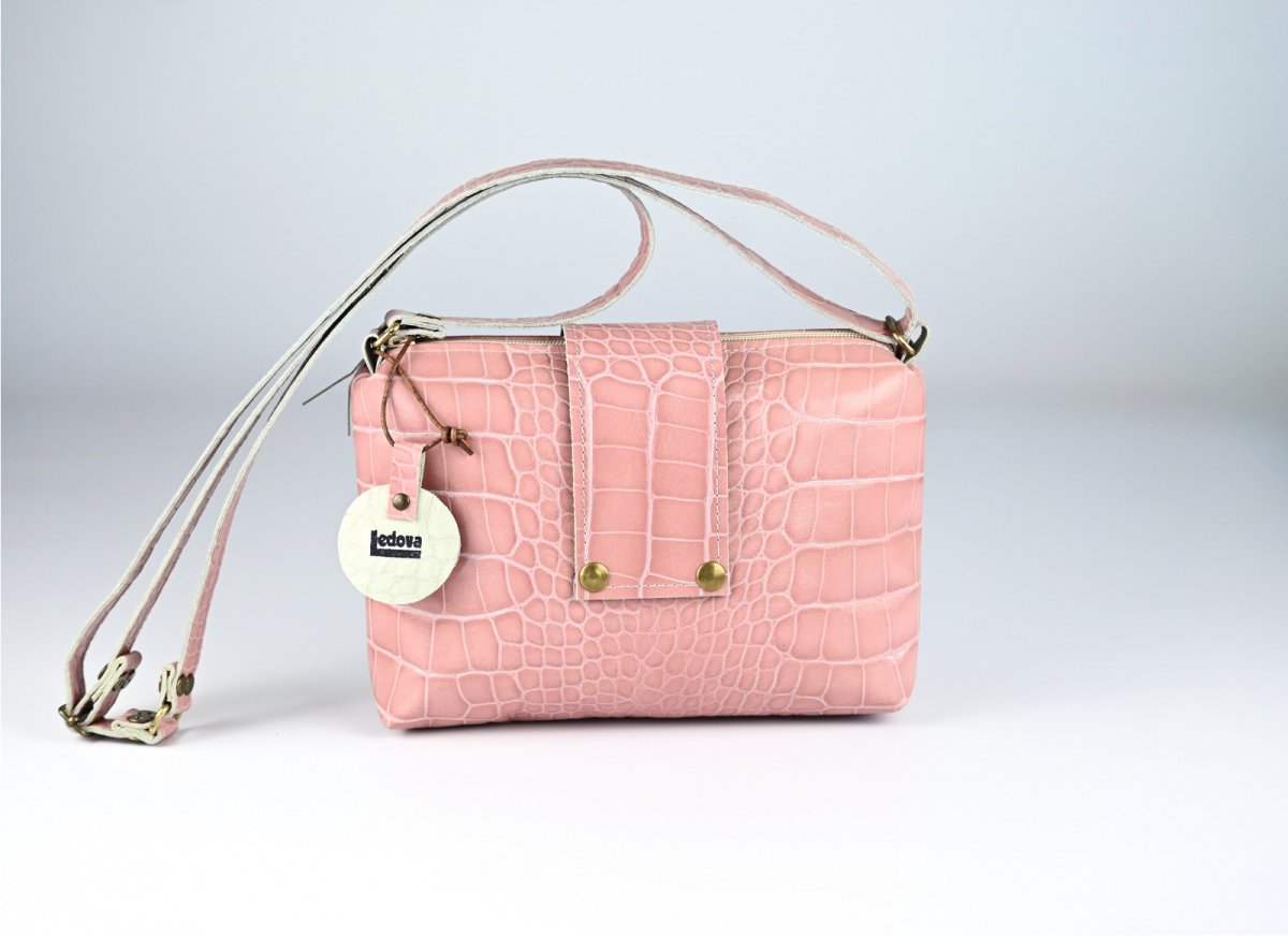 Kožená kabelka kroko 2295