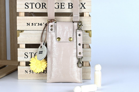 Kožená crossbody/pouzdro na mobil 2296