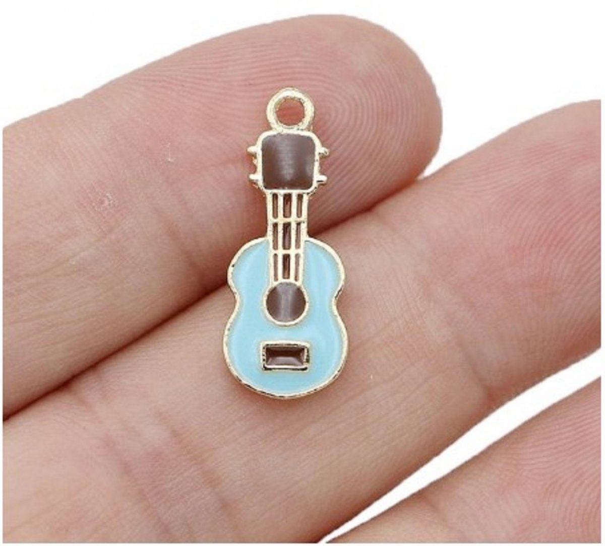Přívěsek - kytara 23*9 mm 2 ks