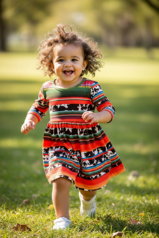 Dětské šaty barevné- 86 (1-2 roky)