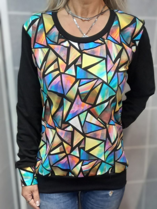 Mikina - vitráž, velikost XL  ~ SLEVA ~