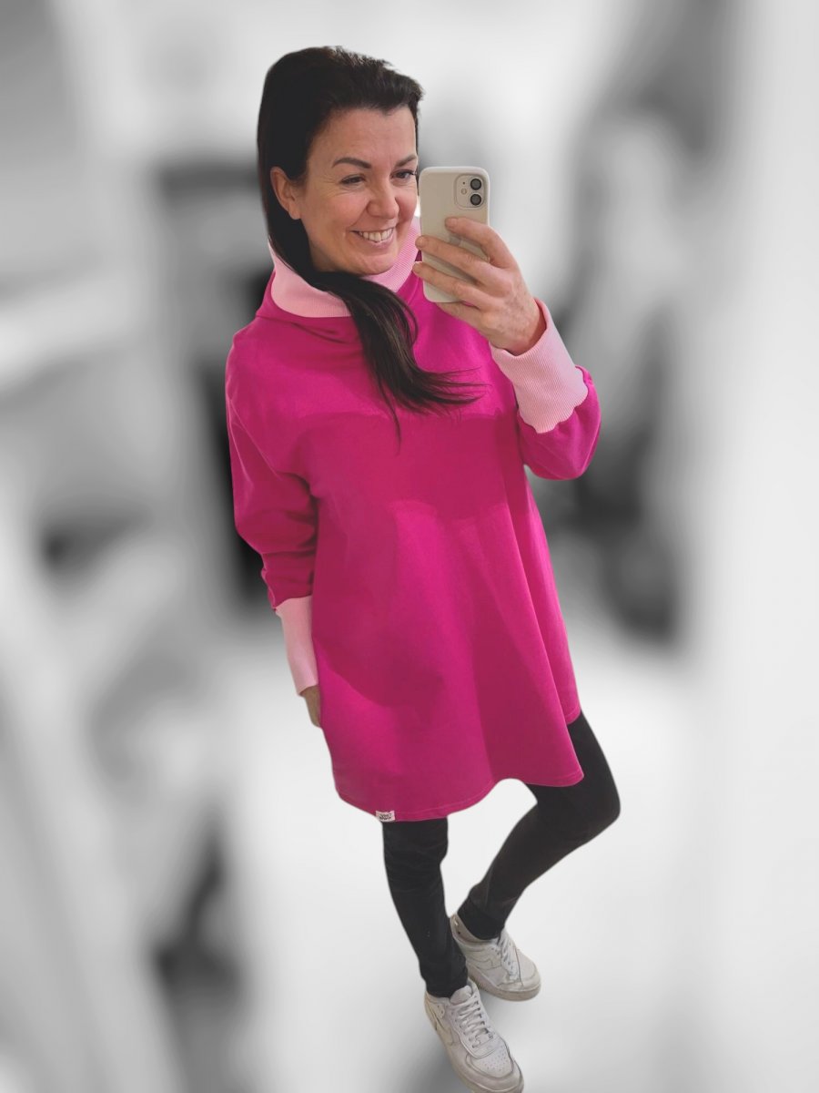 Dámská mikina růžová L/XL