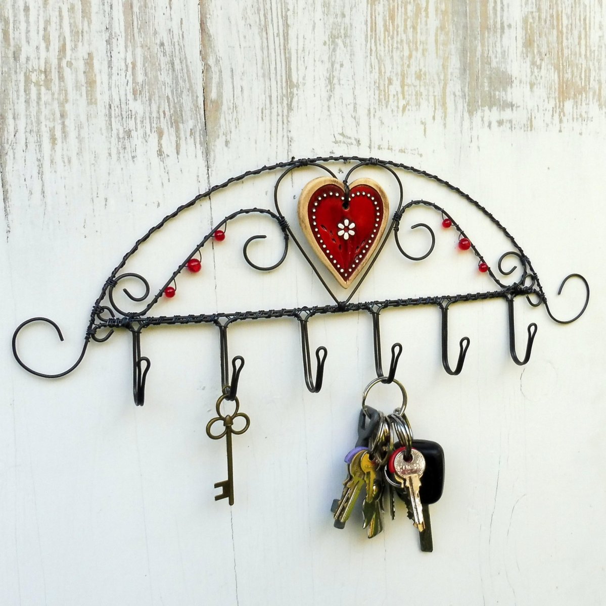 Věšák se srdíčkem